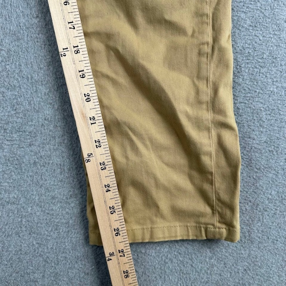 Rag & Bone Men's Chino Pants Flat Front Straight Leg Casual Size 34x27 Tan Khaki - Picture 6 of 10